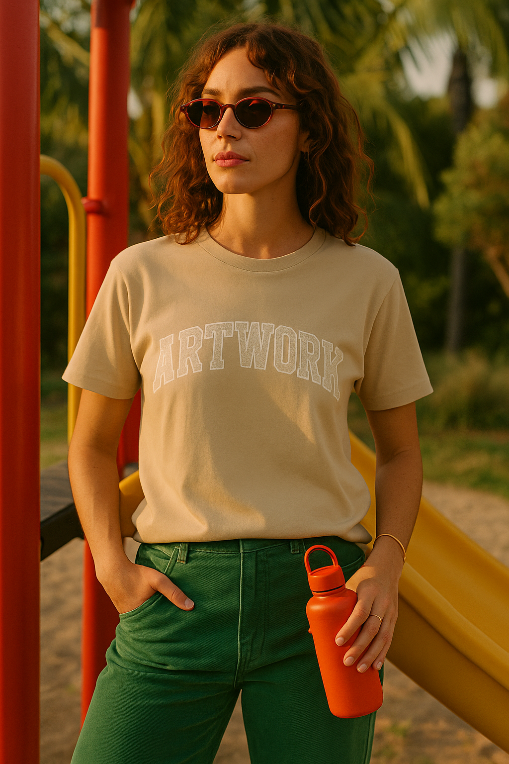 Artwork organic cotton t-shirt