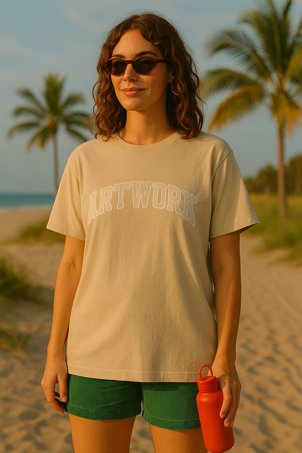 Artwork organic cotton t-shirt